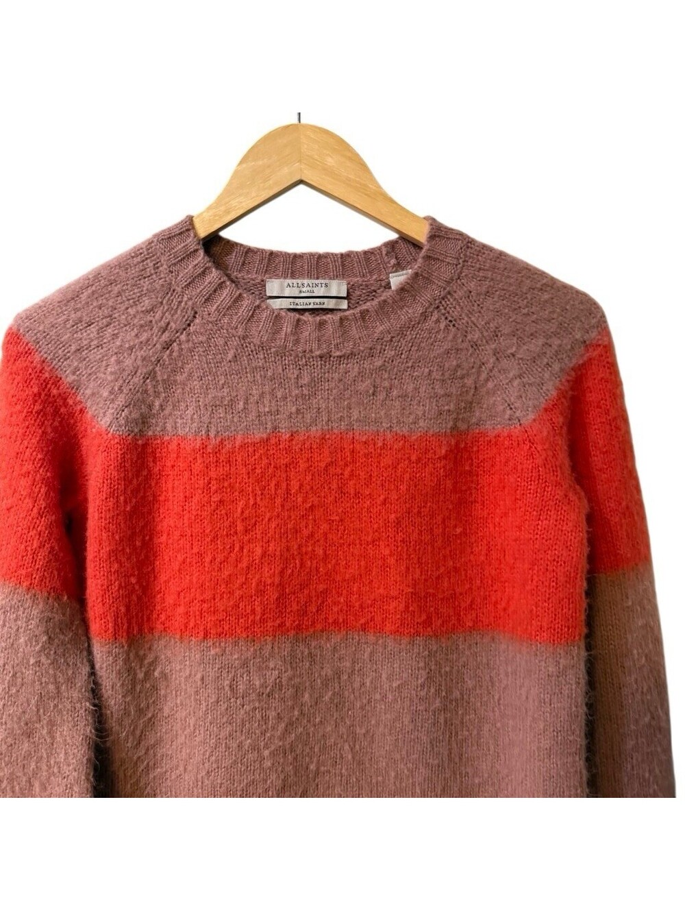 AllSaints Women’s Lou Uno Sweater Size Small Italian Yarn Wool Blend - Picture 3 of 9